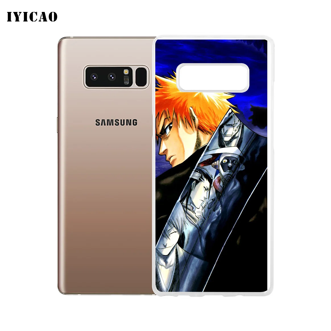 IYICAO BLEACH ichigo маска мягкий силиконовый чехол для телефона Samsung A5 A6 Plus A7 A8 A9 J3 J5 J7 Note 8 9