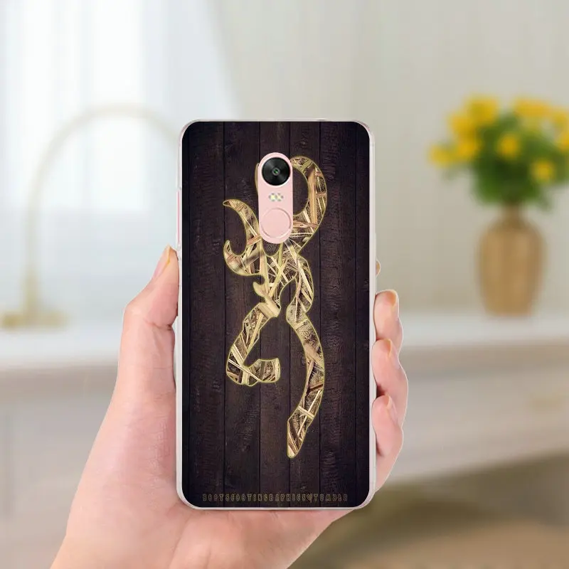 Горячие Browning для охоты на оленя головы Мягкие силиконовые ТПУ чехлы телефонов