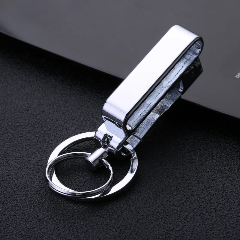 Минималистичный брелок для ключей в виде пояса из цинкового сплава подвесная