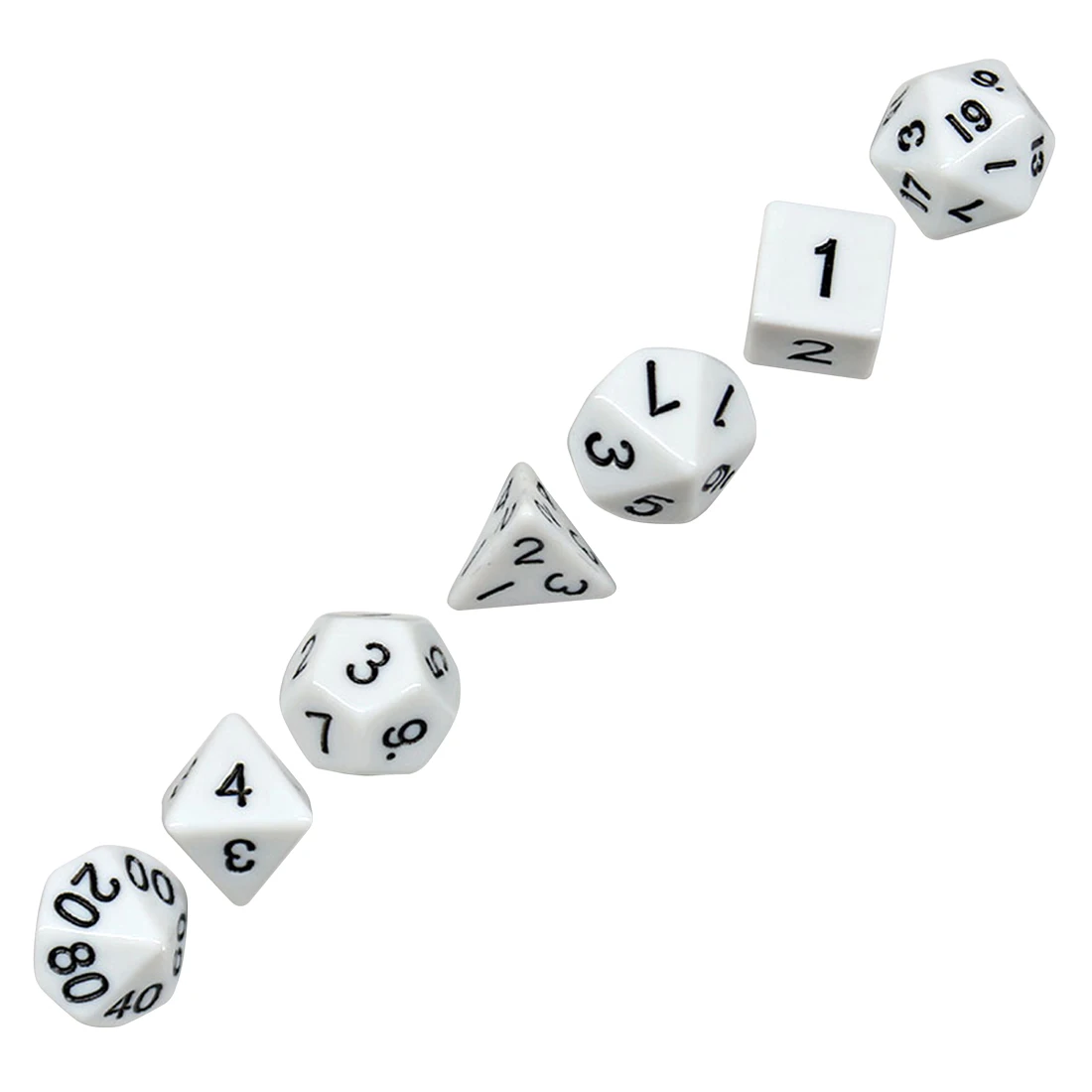 7 шт. набор игральных костей с эффектом туманности покер d& d d4 d6 d8 d10 d% d12 d20 многогранные игральные кости