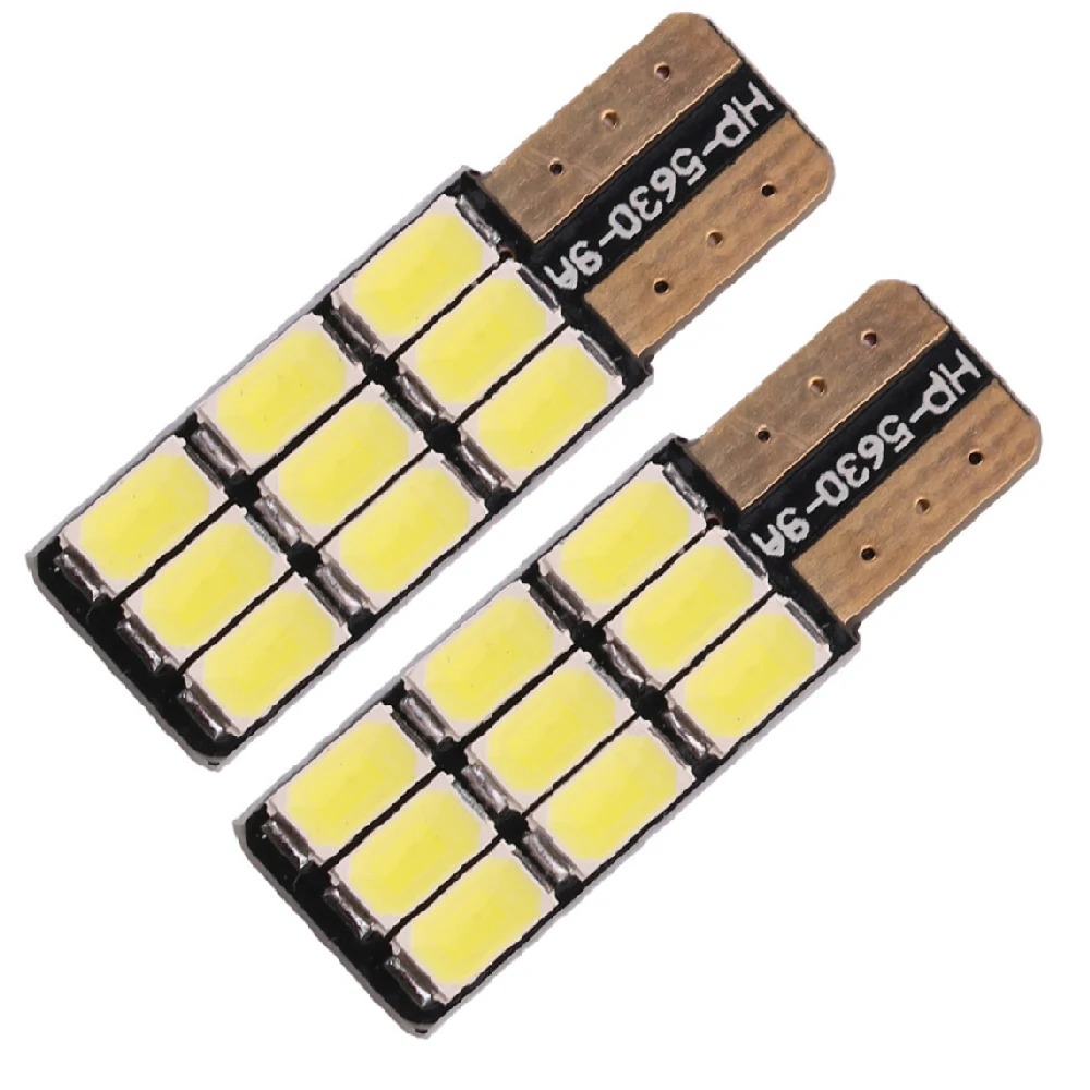 

Yushuangyi 50x192 W5W T10 9smd 5630 светодиодсветильник лампа для автомобильного заднего бокса без полярности автомобильные лампы для багажного отсека свет для чтения белый