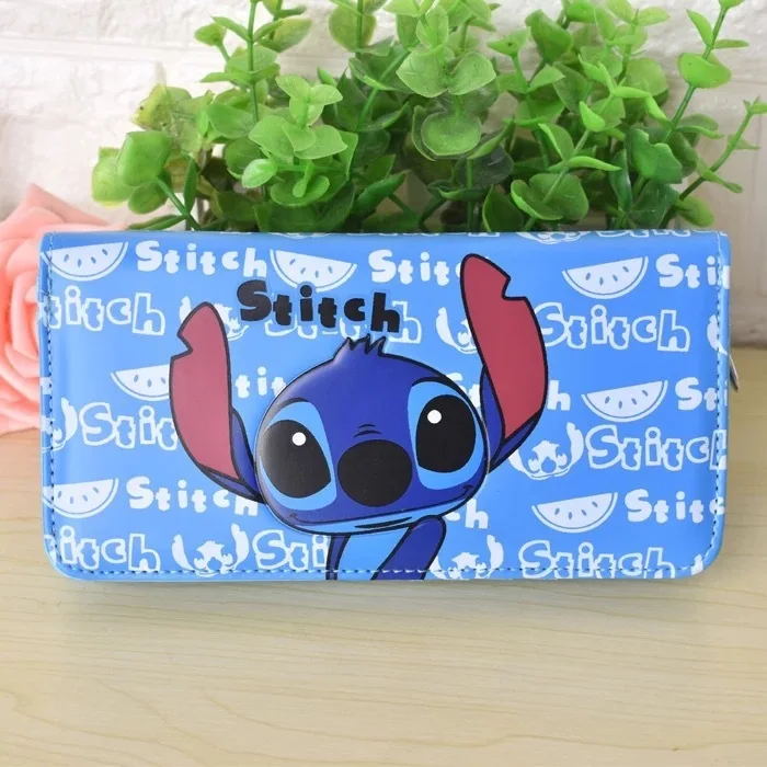 Милый кошелек Lilo Stitch женские кошельки бумажники из искусственной кожи для монет