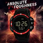 Бразильские мужские водонепроницаемые электронные часы для мальчиков Цифровые армейские спортивные светодиодный ные кварцевые наручные часы с ЖК-дисплеем Relogio Clock reloj