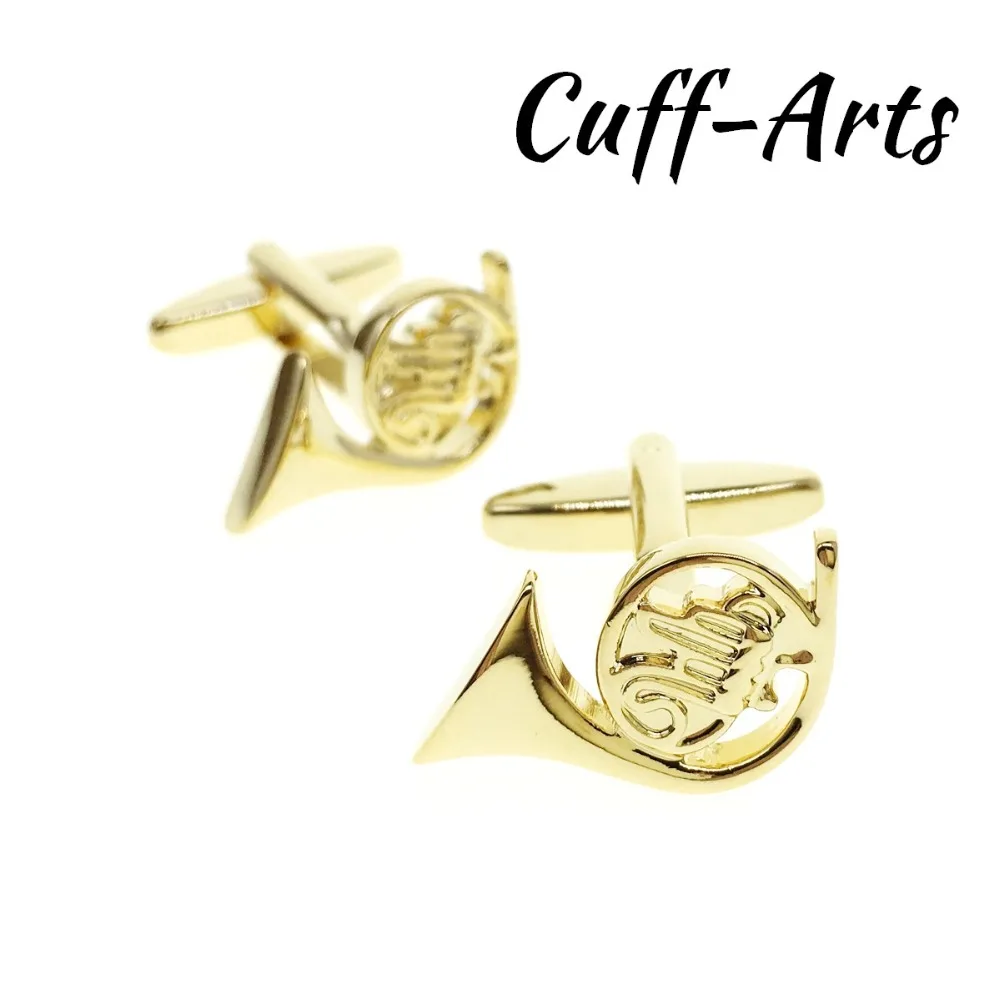 

Cufflinks for Mens French Horn Cufflink Music Shirt Cuff links Gifts for Men Gemelos Les Boutons De Manchette by Cuffarts C10241