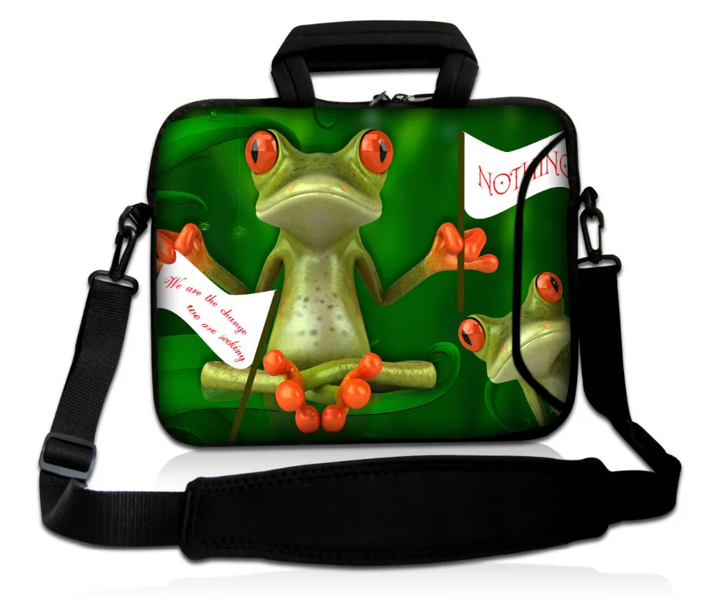 Синяя ящерица 17 &quotСумка для ноутбука чехол с плечевым ремнем 3 дюймов Macbook hp dell|bag