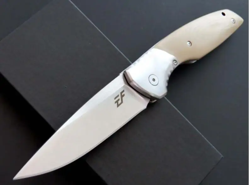 EF111 9 Cr18mov лезвие G10 + ручка из нержавеющей стали EDC Складной нож карманный