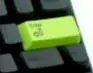 [Hfsecurity] HHKB красочные ESC введите клавиша "пробел" PBT Topre Realforce электростатического колпачки для клавиш на клавиатуре для HHKB Леопольда - Цвет: green enter