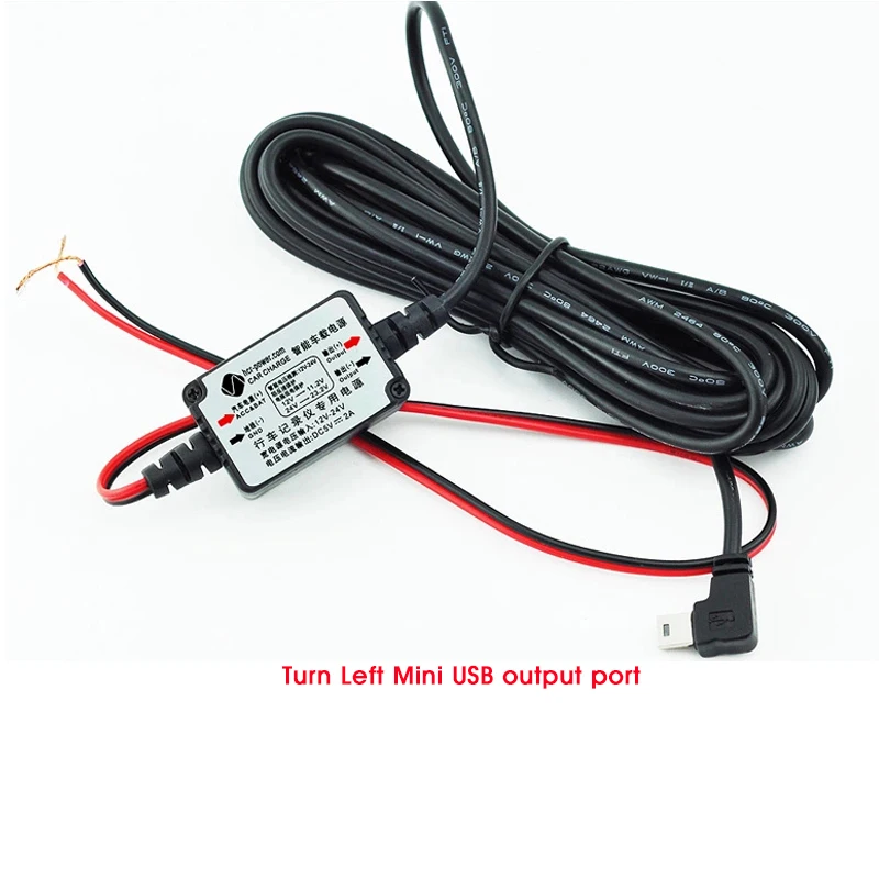 Универсальное автомобильное зарядное устройство Mini USB адаптер для