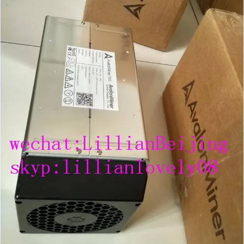 Машина для майнинга биткоинов Avalon 741 7 3 T SHA256 ASIC BTC A741 б/у с блоком питания PSU|Сетевые