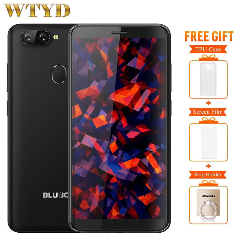 Мобильный телефон BLUBOO D6 Pro 4G Android 8 1 2 Гб ОЗУ 16 ПЗУ четыре ядра разблокировка лица