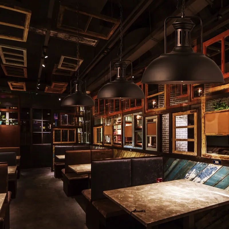 Промышленный домашний деко Ретро подвесной светильник лампа для бара столовой