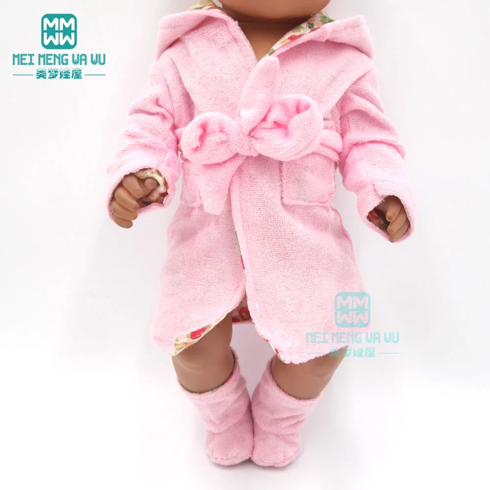 Одежда для куклы подходит кукол новорожденных 43 см и американской фиолетовая