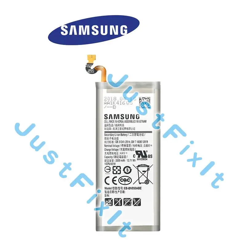100% Оригинальный Батарея EB BN950ABE 3300 МА ч для samsung Galaxy Note 8 N950 N950F N950FD N950U N950N Бесплатные