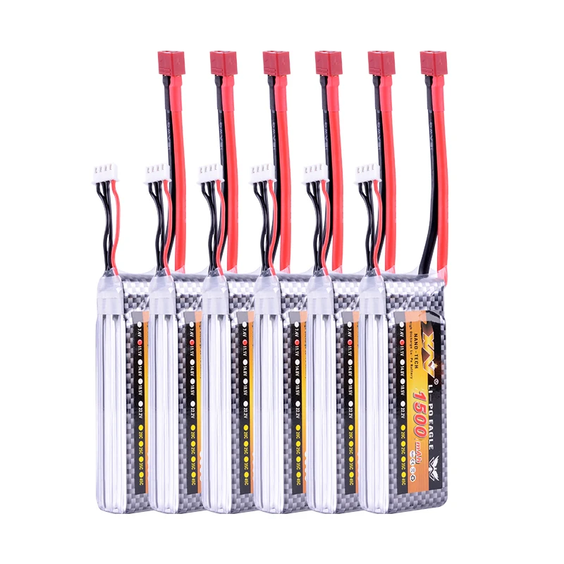 2018 Новая коллекция RC Lipo Батарея 22 2 В 1500 мАч 30C 60C для гонок бегун FPV Вертолет