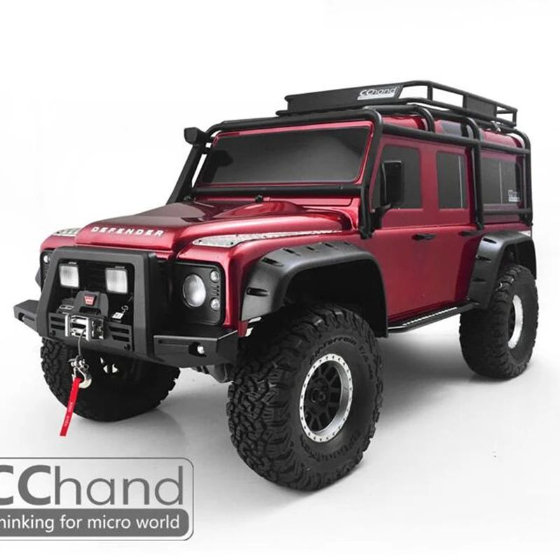 Задний бампер с прожектором в сборе для модели автомобиля 1/10 rc crawler trx4 D110|Детали и