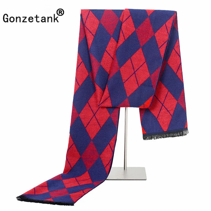 Gonzetank Элитный БРЕНД Новинка 2017 года мужские Зимний отдых Бизнес большой ромб