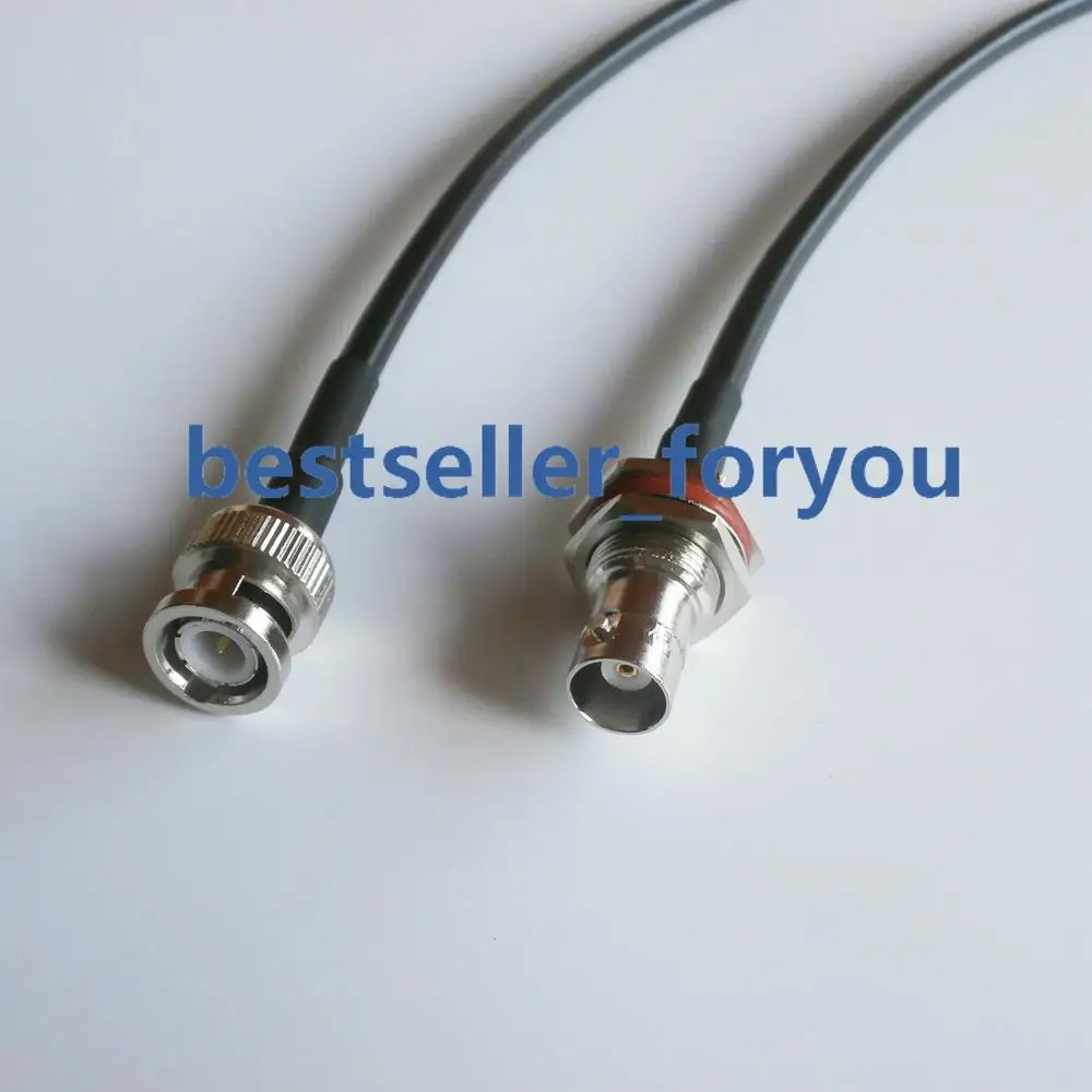 BNC male plug to female jack RF Pigtail Coaxial Jump RG58 Cable 15cm | Обустройство дома