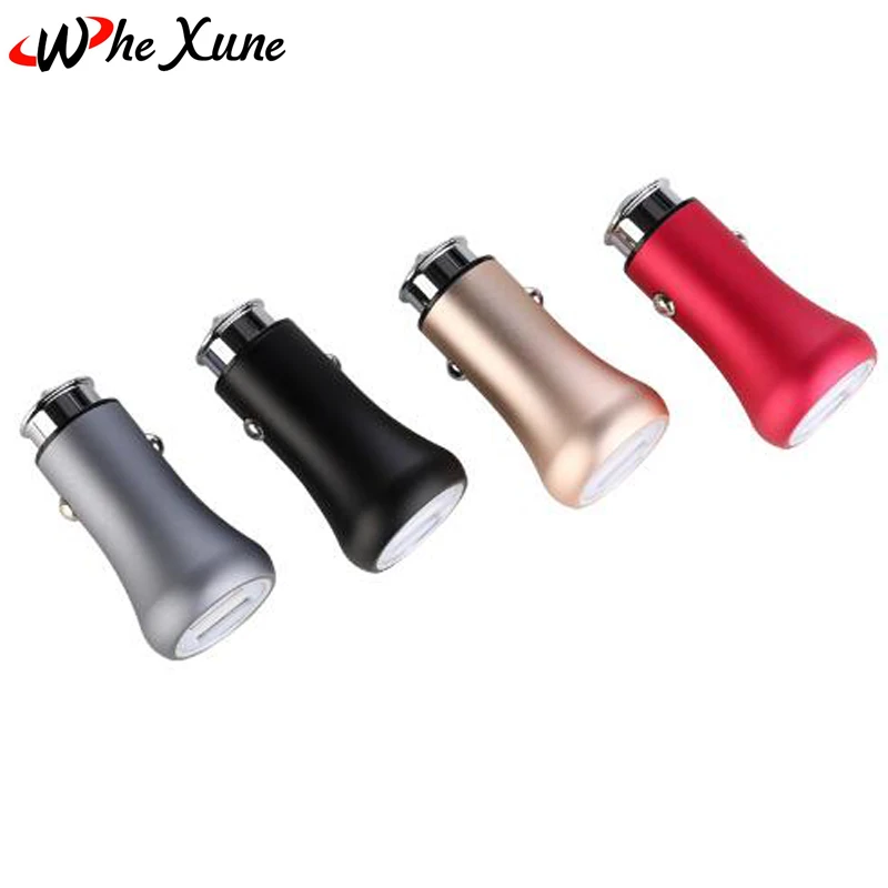 WHEXUNE Быстрая зарядка Dual USB Автомобильное зарядное устройство для прикуривателя 5В