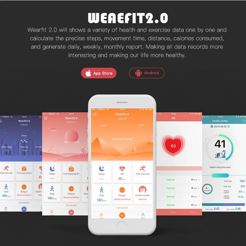 

GT101 Smart Wristband Color Screen IP67 Waterproof 24hours Heart Rate Monitor Fitness Tracker Smart Bracelet Watchband for Sport