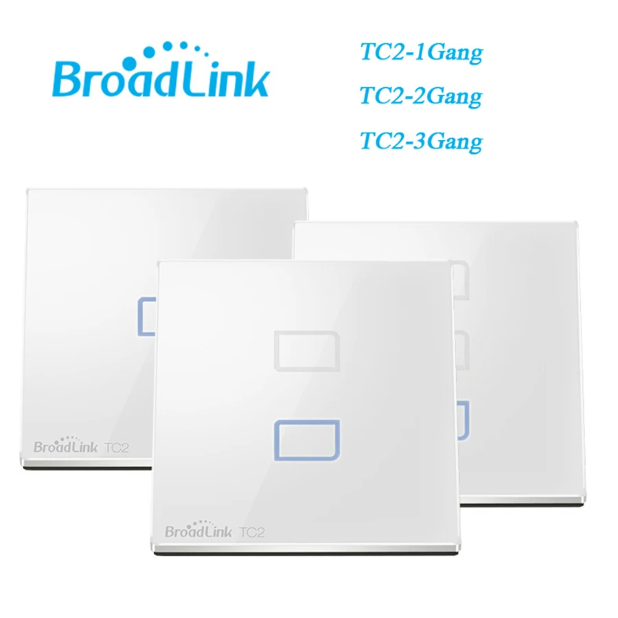 Broadlink TC2 1gang/2gang/3 Gang UK/EU/us touch RF433 переключатель Умный дом автоматизации