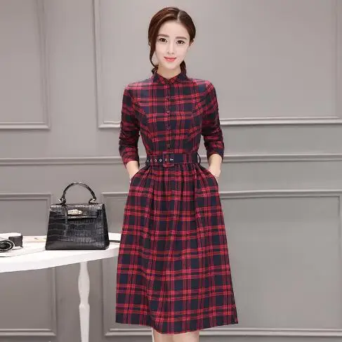 Женский халат Vestidos 2018 весенне осенняя одежда для женщин длинный рукав пояс