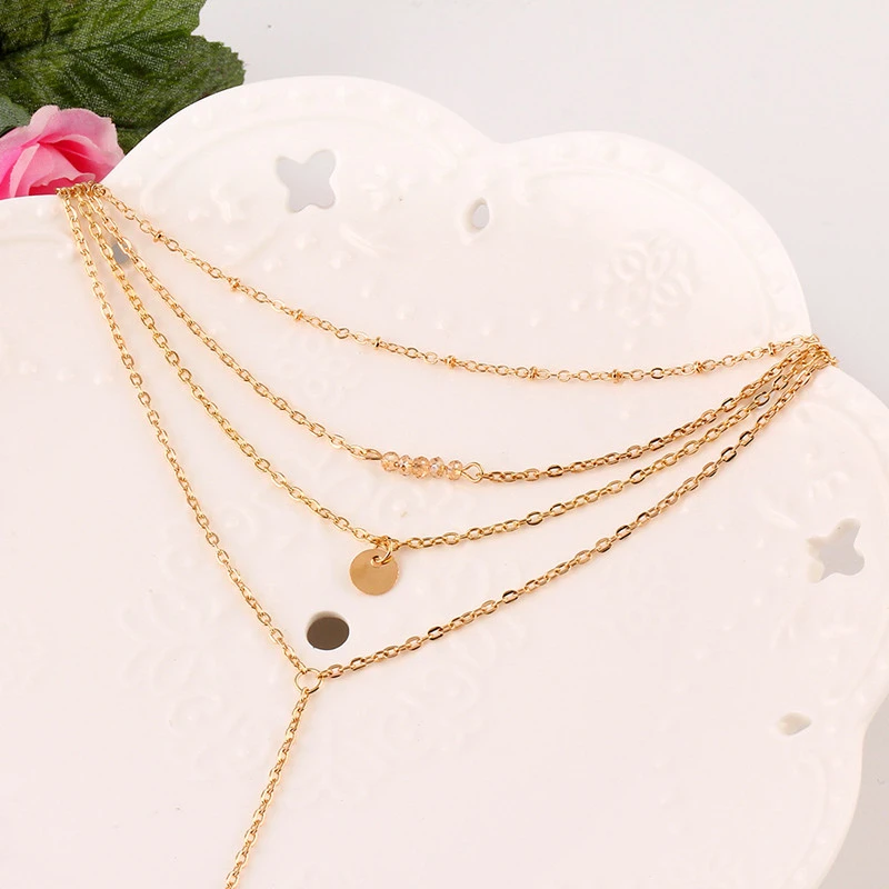 1 шт. Женская цепочка с подвеской бусиной|fashion jewelry|jewelry fashionpendant chain |