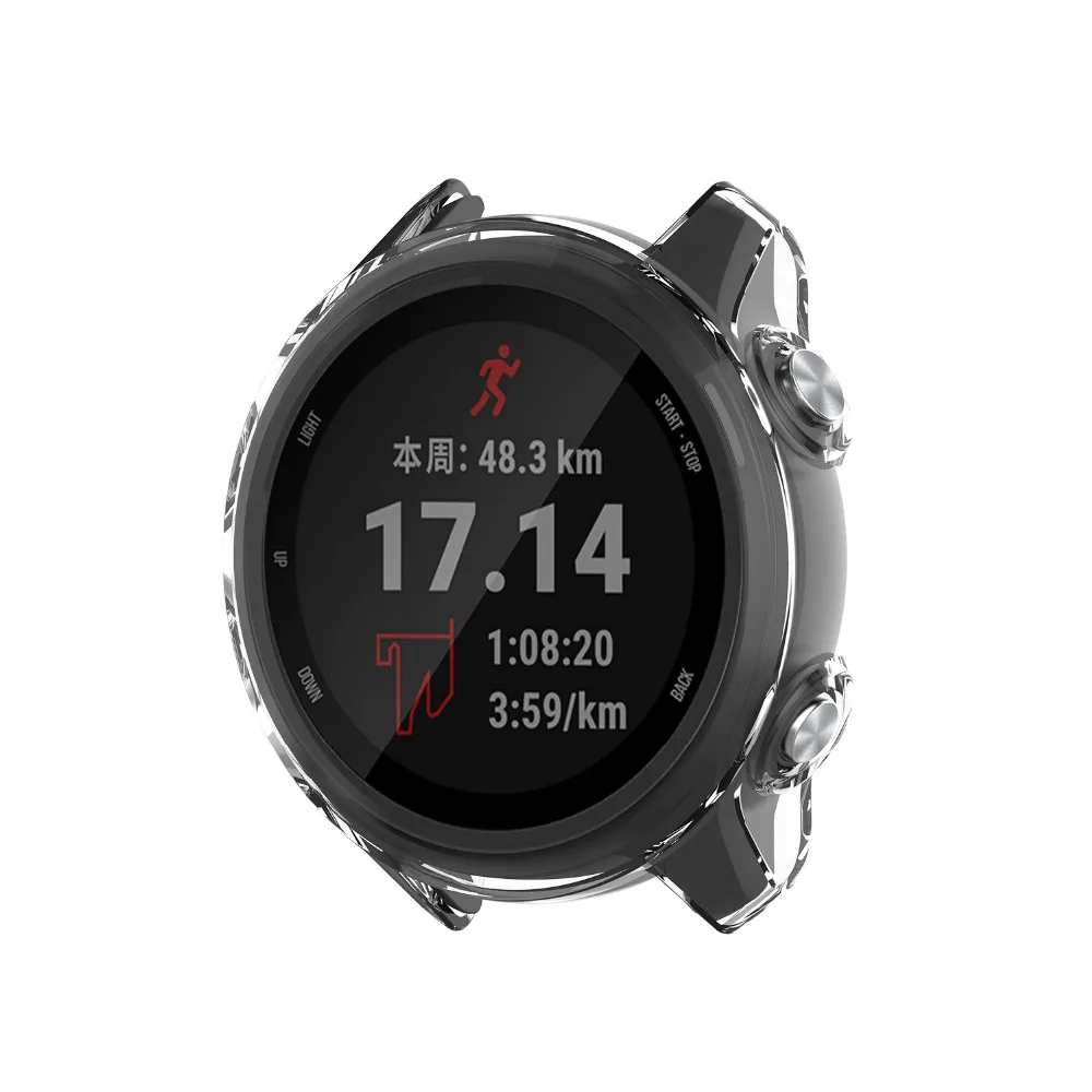 ТПУ защитный чехол для Garmin Forerunner 245M 245 Защитный чехол оболочка Смарт часы браслет Цветной защитный чехол