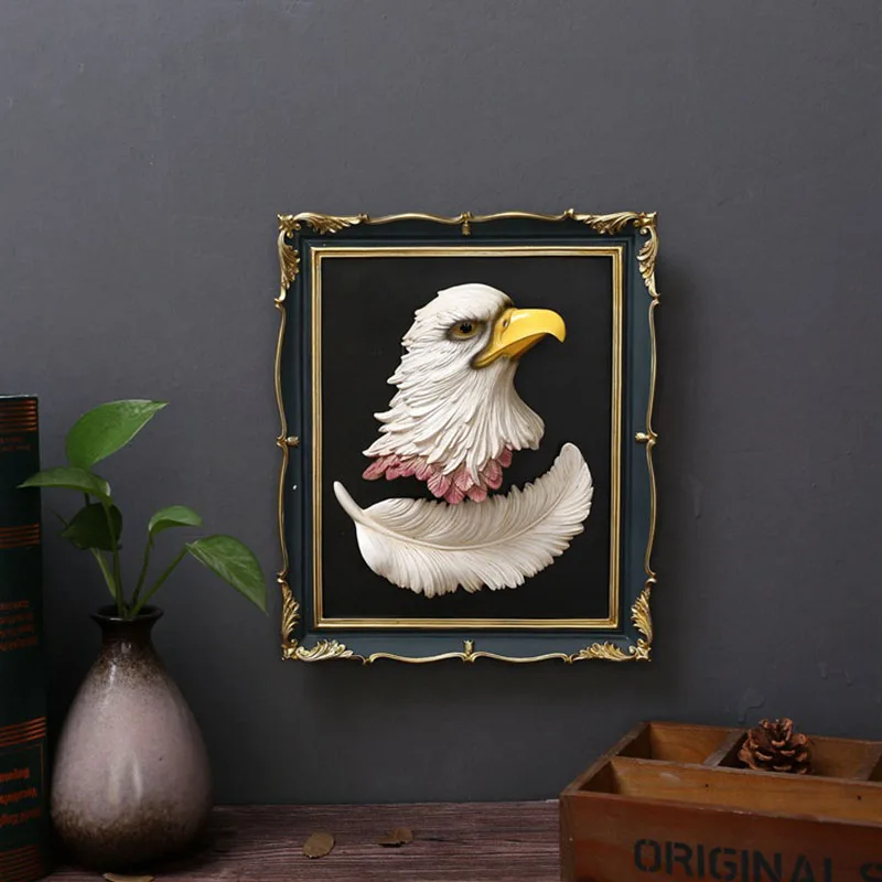 

American Style Classic Decor Miniature Resin Art Figurines Handwork Vintage Resin Embossment Model Starred Hotel Bar Decoration