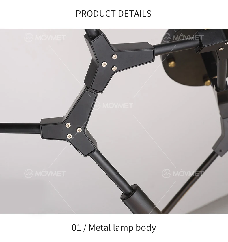 Vintage Modern LED Chandelier Spider Lustre Living room Lighting For Kitchen Restaurant Chandeliers Fixture Lights LED