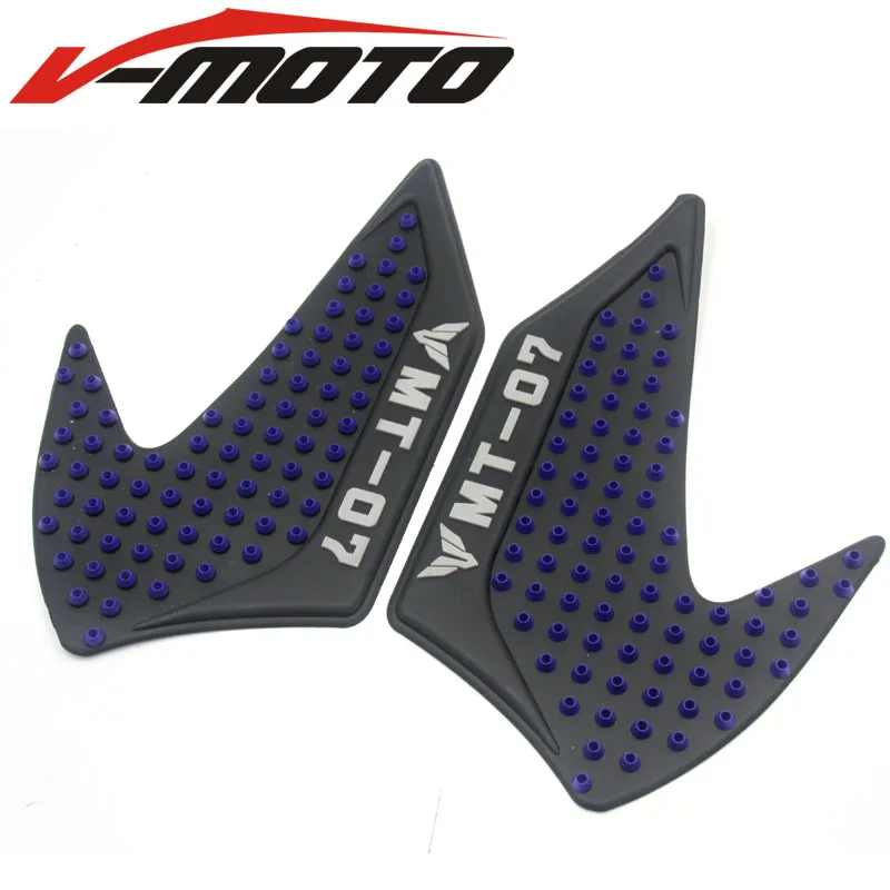 Одна пара 2016 новый дизайн для YAMAHA MT 07 MT07 бак тяги боковая подушка газа топлива