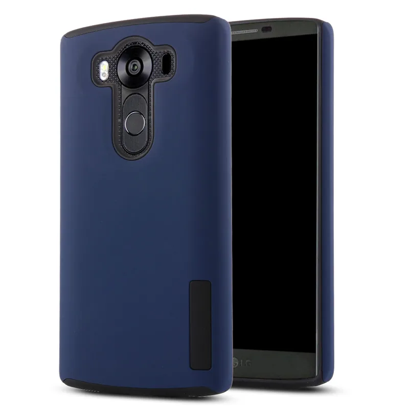 Edwo новый телефон case pc + tpu 2 в 1 hybrid combo for lg zero/lg v10 screen protection silicine антидетонационных