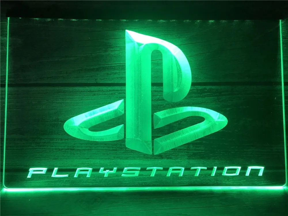 LR098 Playstation светодиодный неоновый светильник знаки|Таблички и знаки| |