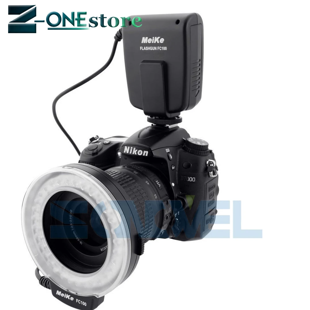 Светодиодная Макросъемка Meike FC 100 FC100 для Nikon D4s D5 D3x D500 D600 D3400 D5600 D5300 D7500 D7200 D800 D810 D750