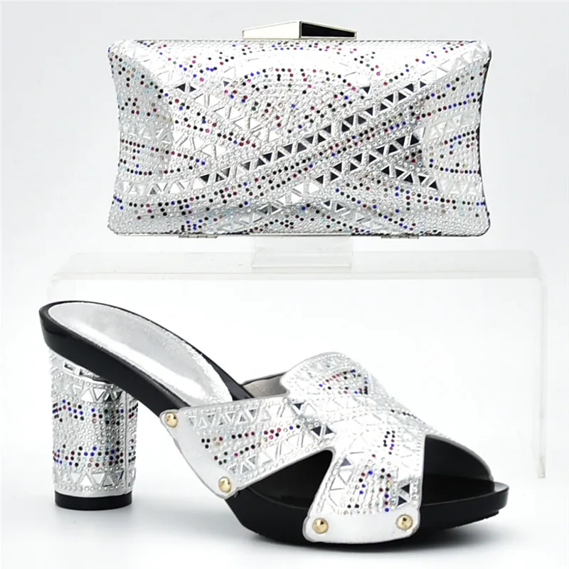 New Arrival African Wedding Italian Shoe and Bag Sets Latest Nigerian Women Shoes Set Party | Обувь