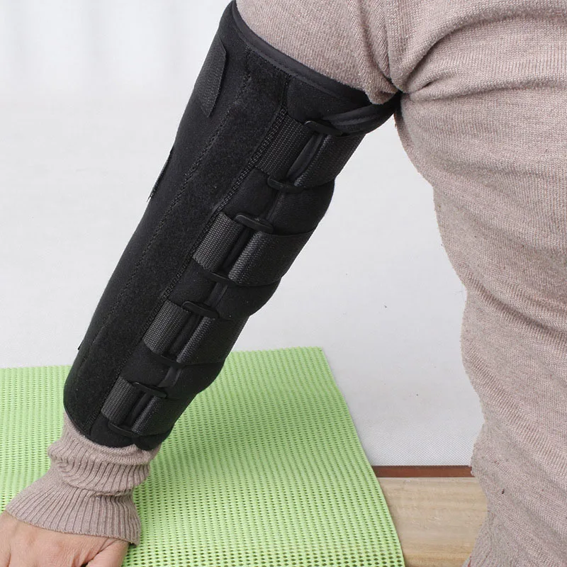 

Adjustable Elbow Joint Recovery Arm Splint Elbow Arm Forearm Support Orthosis With Pad Can Fix Joint Protection Motion Tool