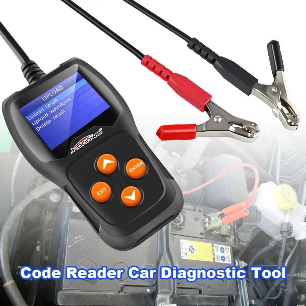 KONNWEI KW600 12 в полный OBD2 сканер OBD 2 Код двигателя считыватель автомобиля диагностический инструмент сканирующий инструмент автомобильный аккумулятор тестер