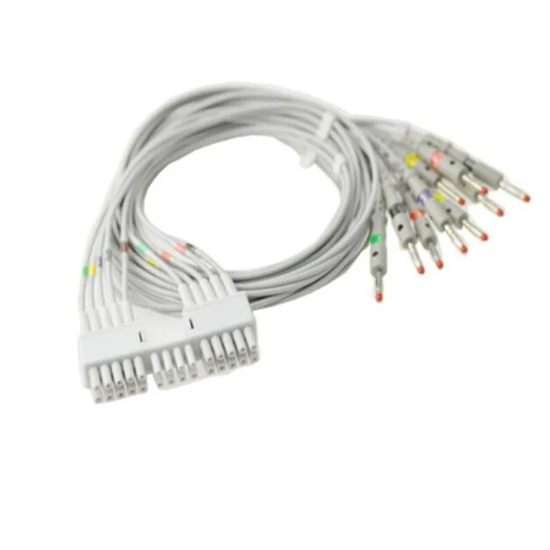 Кабель для ЭКГ совместимый с мортарой Eli230/100 10 свинцовых проводов EKG