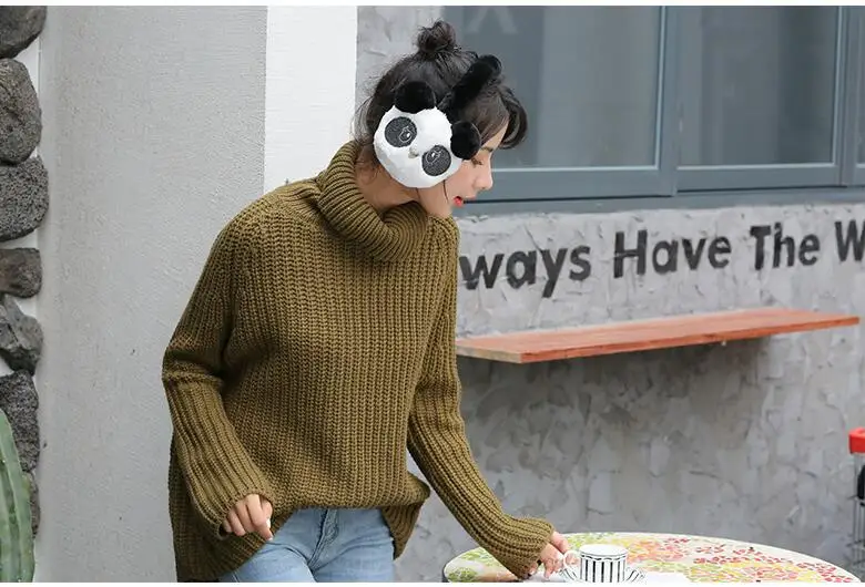 Зимние милые наушники панда белые 5 шт.|panda earmuff|ear muffscute earmuffs |