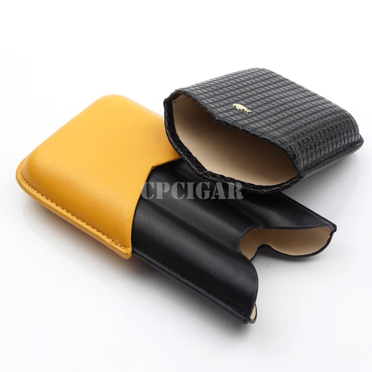 COHIBA из мягкой натуральной кожи портсигар держатель Портативный путешествия 3