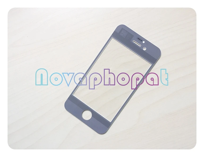 Черный/белый стеклянный экран Novaphopat для Iphone 4 5 4s 5C объектив (не сенсорный ЖК