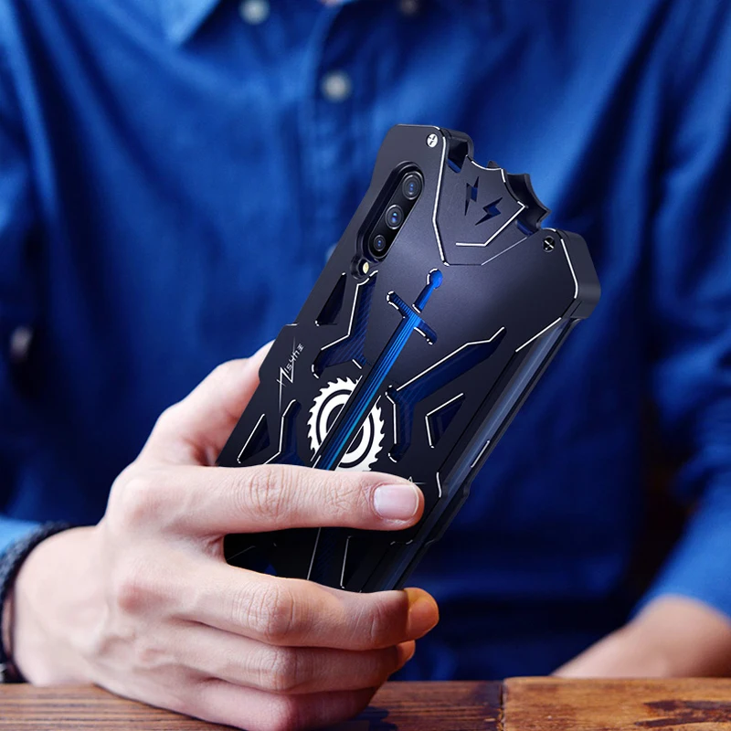 Роскошный Металлический противоударный чехол-бампер ADKO для Vivo IQOO алюминиевый