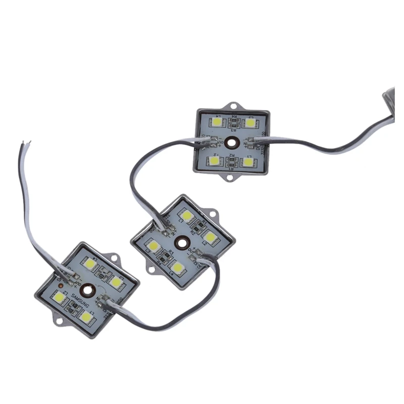 4 светодиодный 5050 модуль SMD белые водонепроницаемые модули 12 V 20 штук|Запасные
