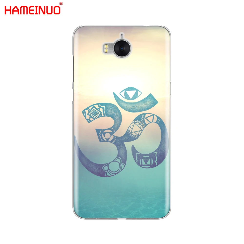 HAMEINUO Aum Om Yoga cell phone Cover Case for huawei honor 3C 4X 4C 5C 5X 6 7 Y3 Y6 Y5 2 II Y560 2017 | Мобильные телефоны и