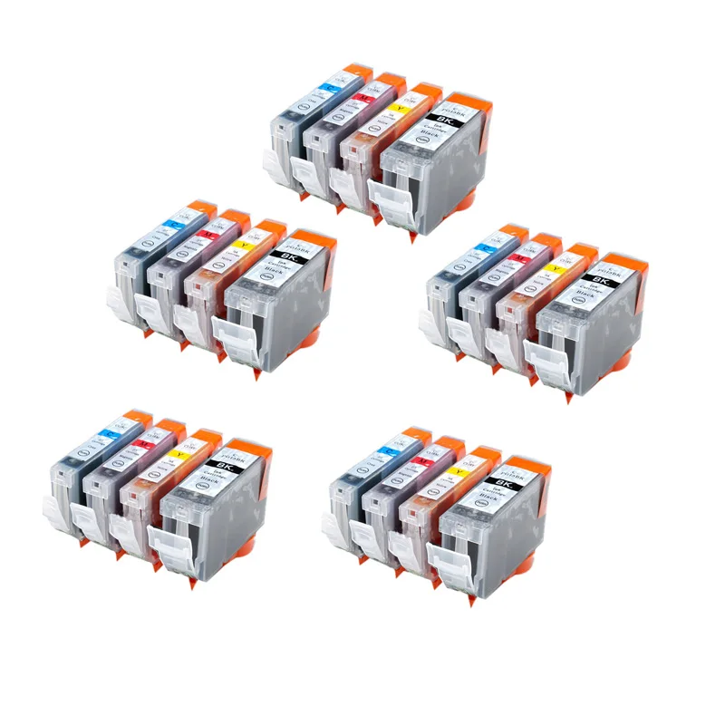 Совместимый чернильный картридж CISSPLAZA 5PK для Canon PIXMA IP4300 IP4500 IP4500X IP5200 IP5200R IP5300 MP500 MP600