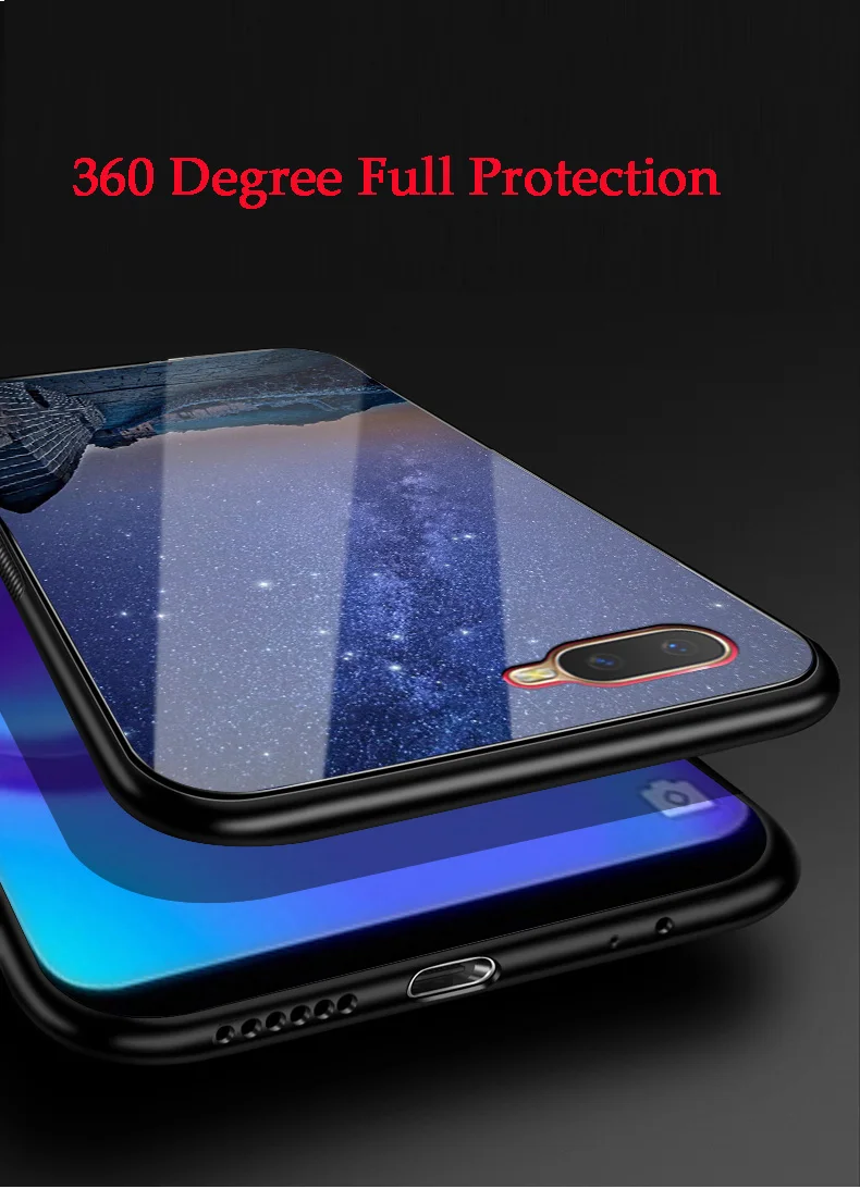 Для Coque Oppo RX17 Neo чехол из закаленного стекла твердая задняя крышка для OPPO RX17 Neo CPH1893 RX17Neo RX 17 Neo чехол силиконовый бампер