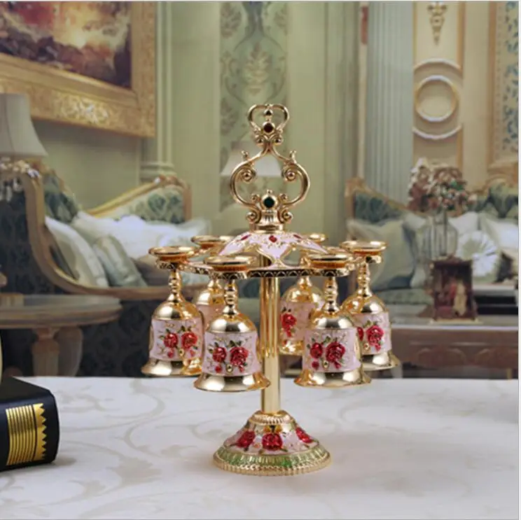 gold white red flowe 6 чашек/набор европейские Серебристые Металлические винные чашки барные аксессуары диспенсер для бутылок диспенсер для виски графин диспенсер для пива для moonshine JB005 - Цвет: gold white red flowe