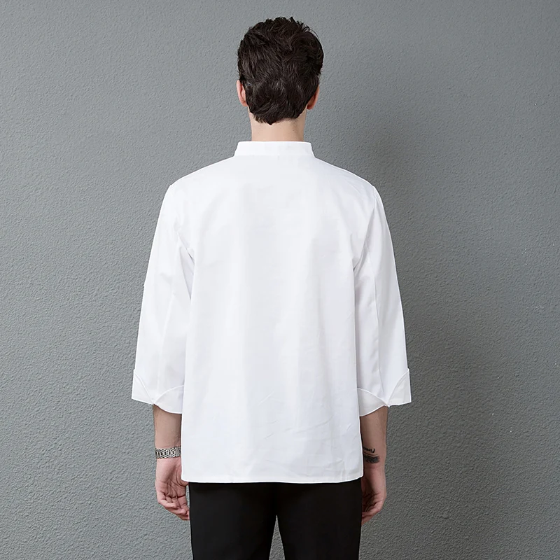 long sleeves restaurant uniform chef coat Quality Hotel cook costume Jacket Baker Barber Uniforms Kitchen Top workwear uniforms |