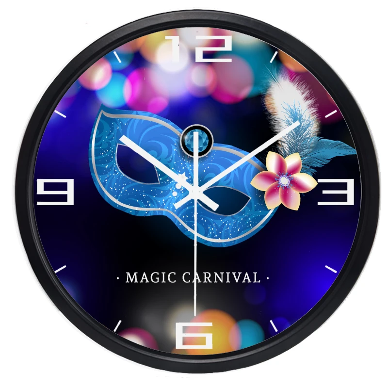 

Волшебные карнавальные настенные часы маска современный дизайн совершенно новый
