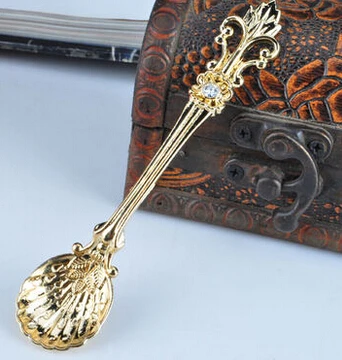 Набор кухонной посуды изысканная винтажная кофейная ложка роскошная модная