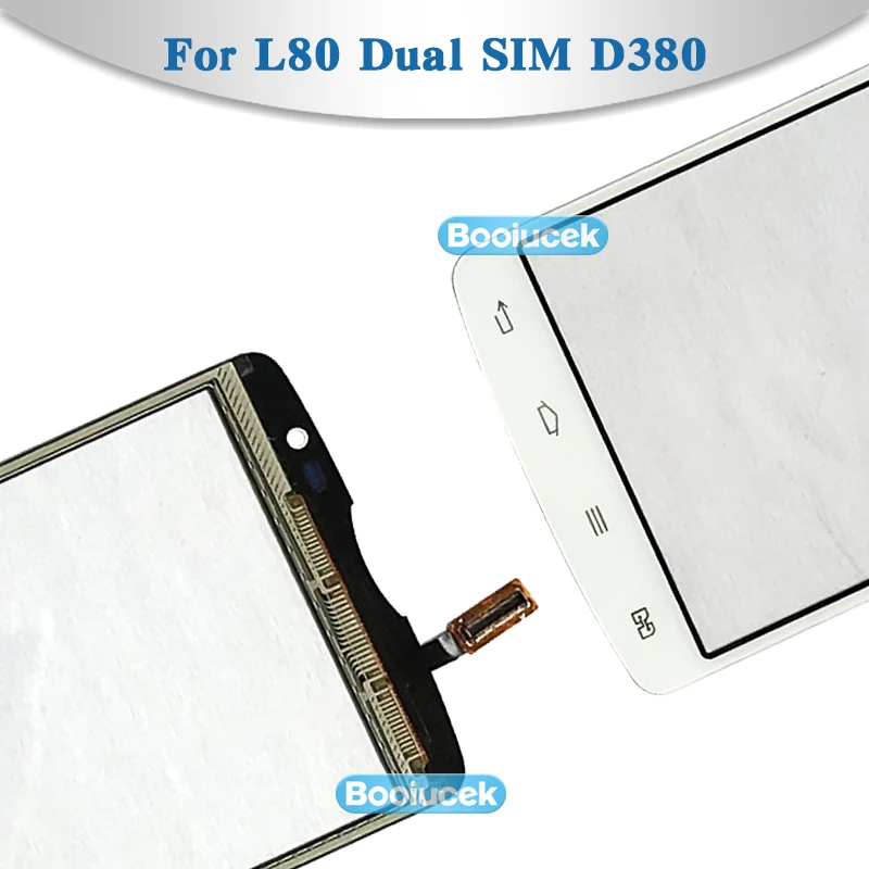 

High Quality 5.0" For LG Series III L80 D373 and L80 Dual SIM D380 Touch Screen Digitizer Sensor Outer Glass Lens Panel